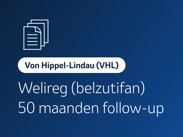 Afname van lokale ingrepen bij VHL-geassocieerde tumoren na behandeling met belzutifan