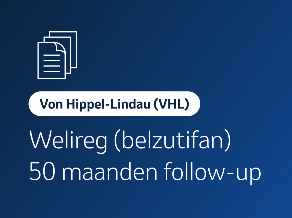 Afname van lokale ingrepen bij VHL-geassocieerde tumoren na behandeling met belzutifan